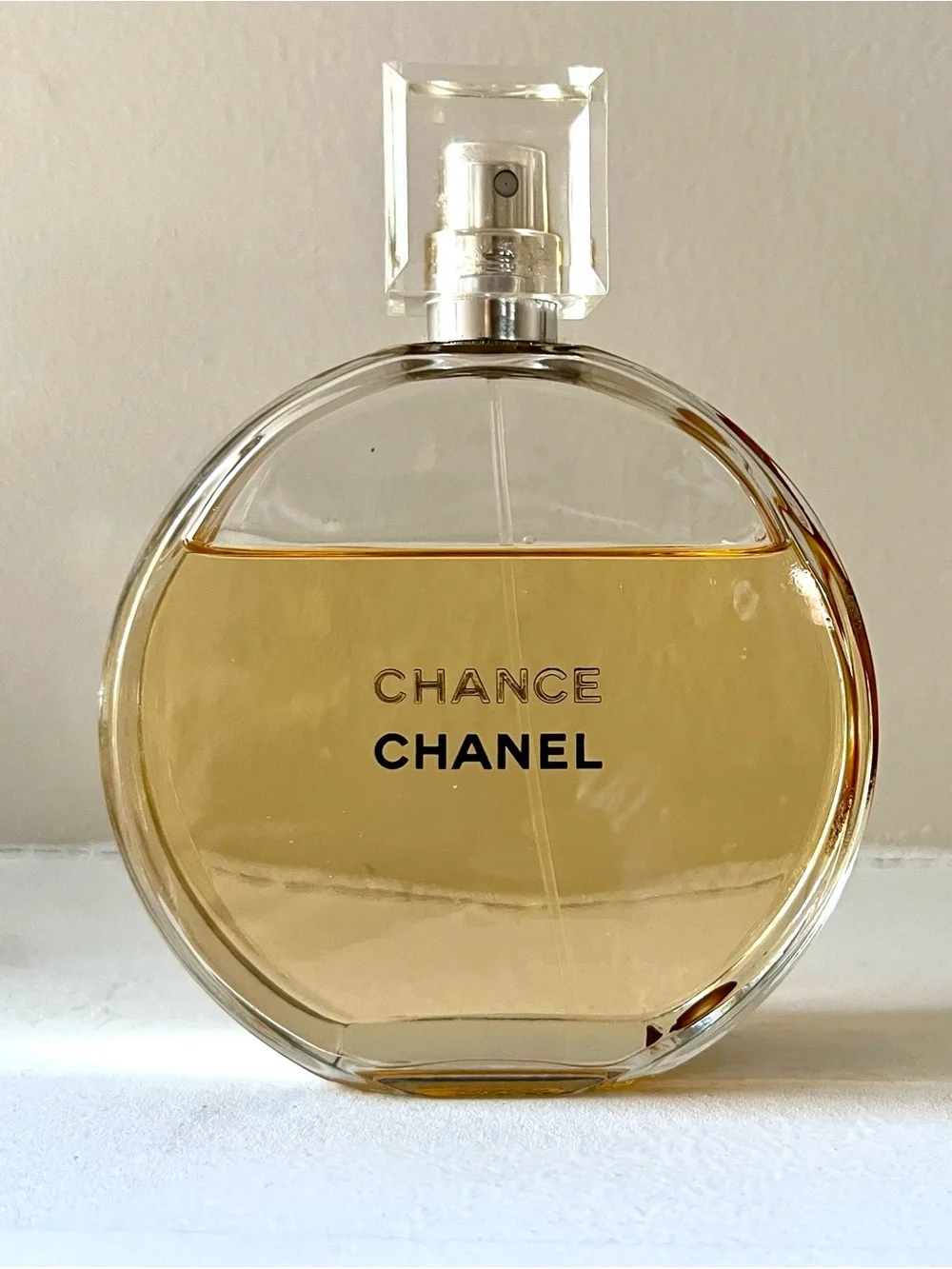 CHANEL Chance EDT 150ml 5oz Spray ~80% Full No Box Authentic - Picture 3 of 8